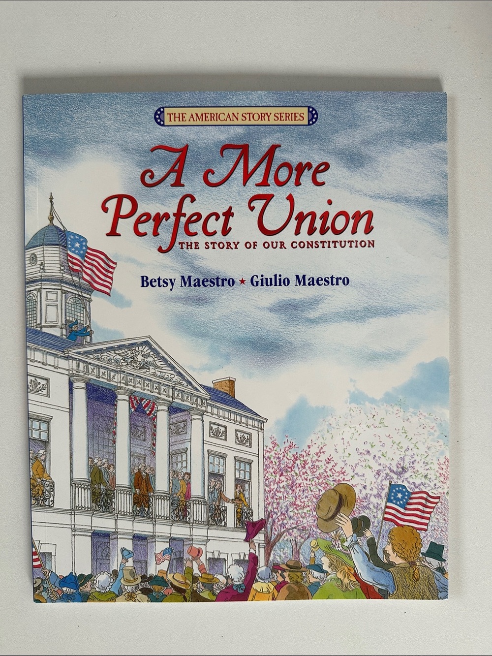 A More Perfect Union Book - Red, Blue, White Cover